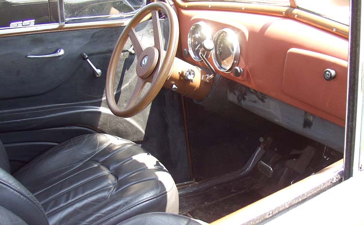 36 Chevy 5W Coupe Custom Dash